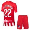 Officiële Voetbalshirt + Korte Broek Atlético Madrid M.Hermoso 22 Thuis 2023-24 - Kids